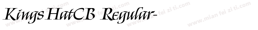 KingsHatCB Regular字体转换